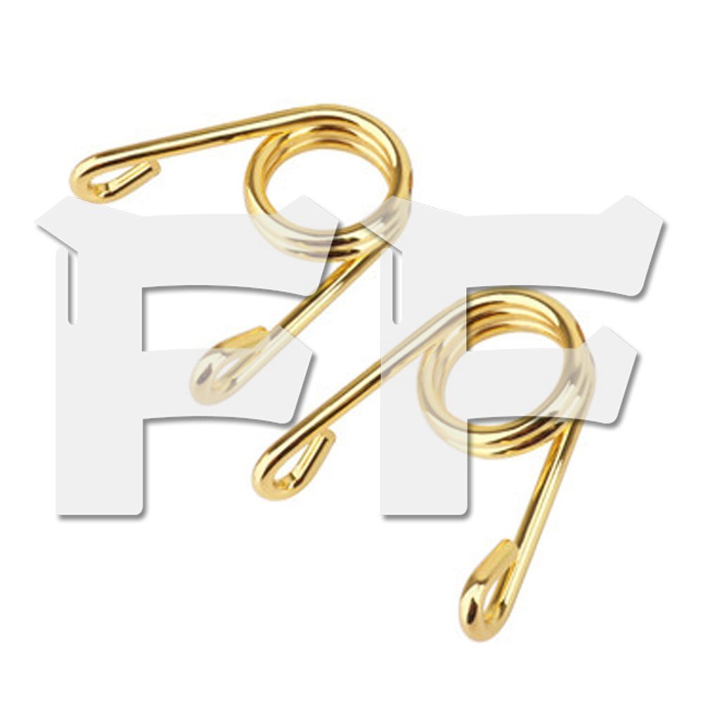 送料無料.. オートバイ ソロ シート スプリング ハーレー ホンダ ヤマハ カワサキ スズキ ボバー チョッパー 2個 ゴールド V-Spring 新品拍卖