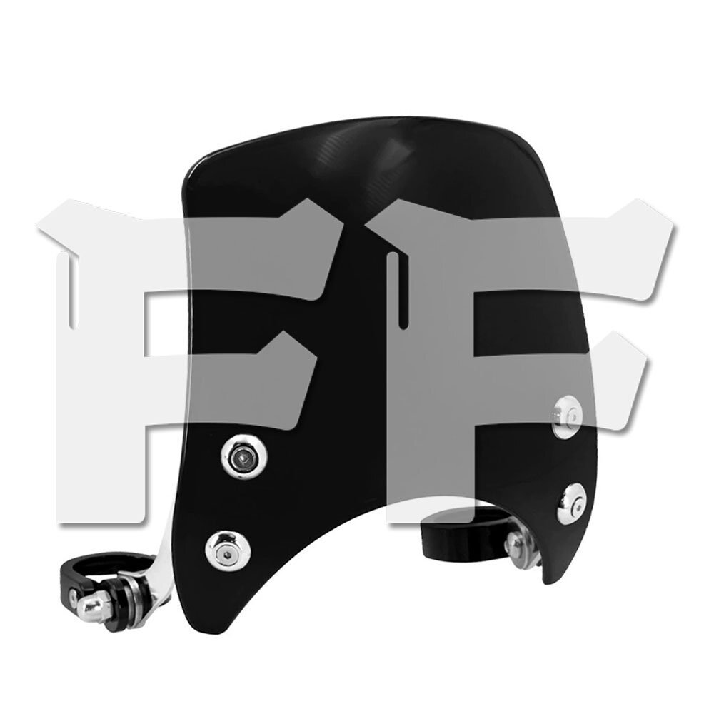 ハーレー スポーツスター XL 883 1200 48 72 2004-2023 フロント ガラス 38-41mmフォークに適用 ブラック カスタム パーツ拍卖