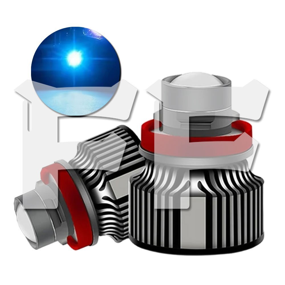 H7 40W ホワイト 6000K 車検対応 8000LM プロジェクターレンズ LED ヘッドライト フォグランプ キャンセラー 高品質拍卖