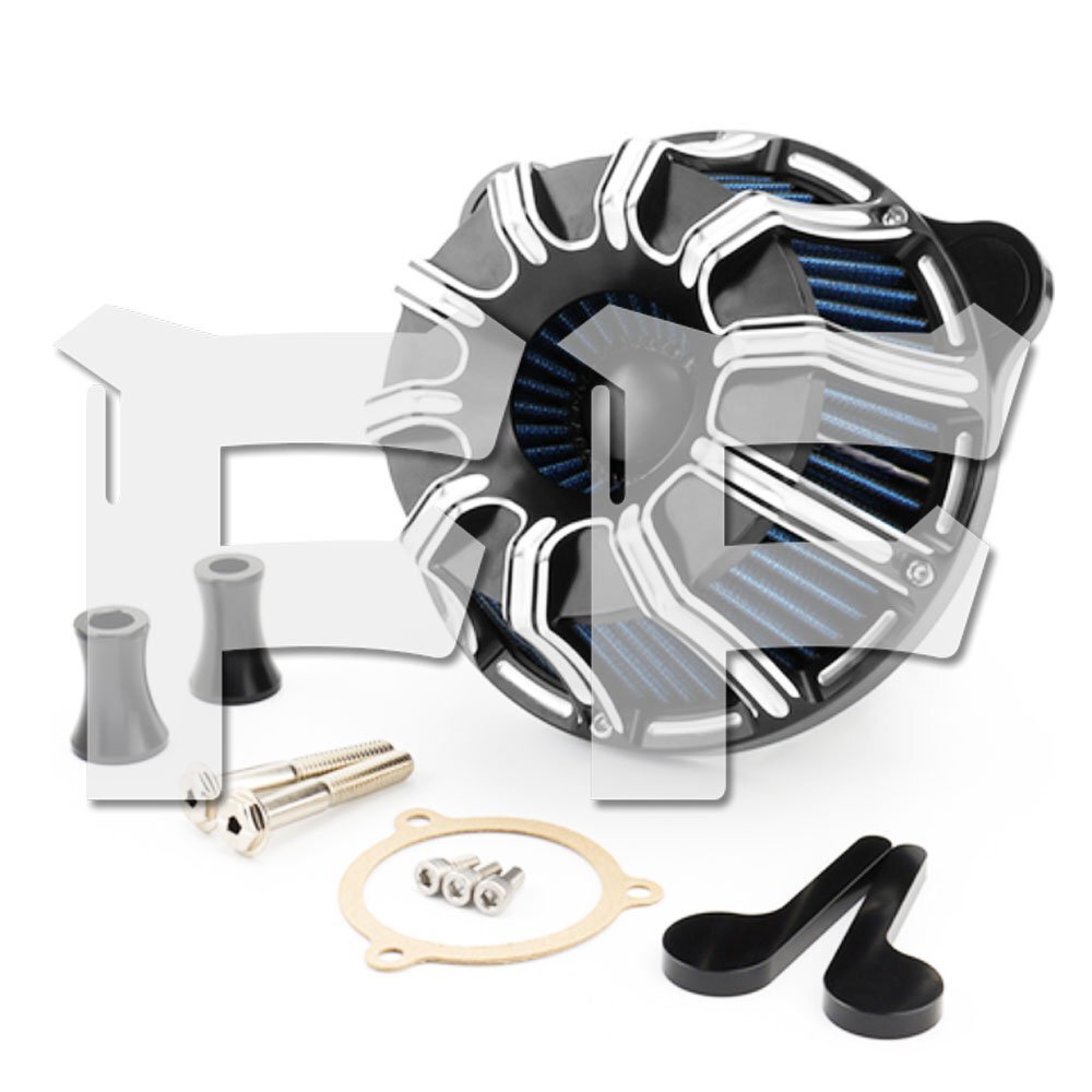 ハーレー ダイナ/2000-2017 ソフテイル/2000-2015 ツーリング/2000-2007 エアクリーナー エアフィルター CNC Dyna-KK-C 新品拍卖