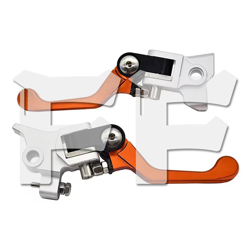 モトクロスバイク CNC ブレーキ/クラッチレバー KTM SX/SXF/XC/XCF/XCW/EXC/EXCF 125-500CC オレンジ オートバイ パーツ拍卖