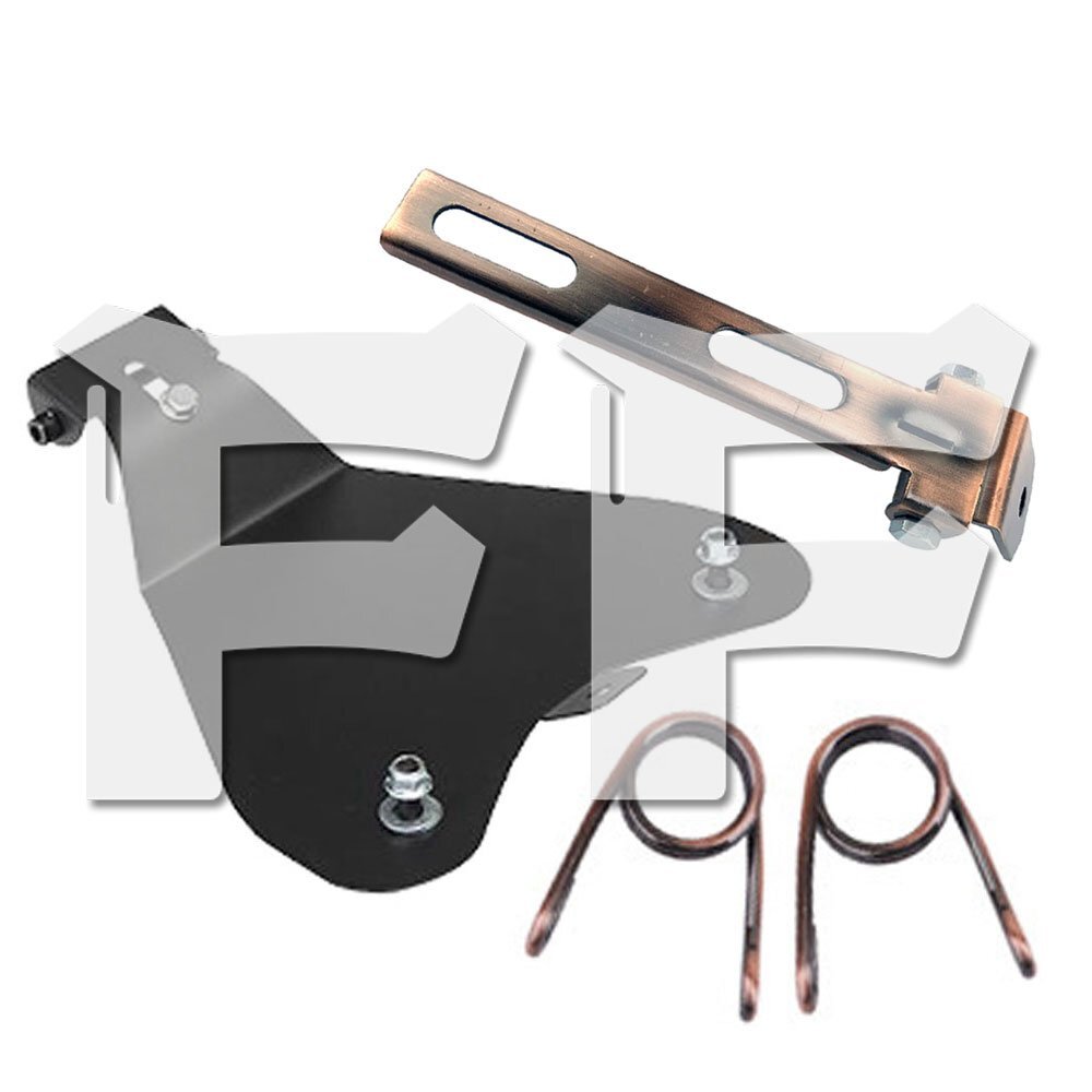 オートバイ ソロ シート V型 スプリング ブラケット ベースプレート ハーレー ヤマハ カワサキ スズキ ブロンズ VHB-DB-Spring拍卖