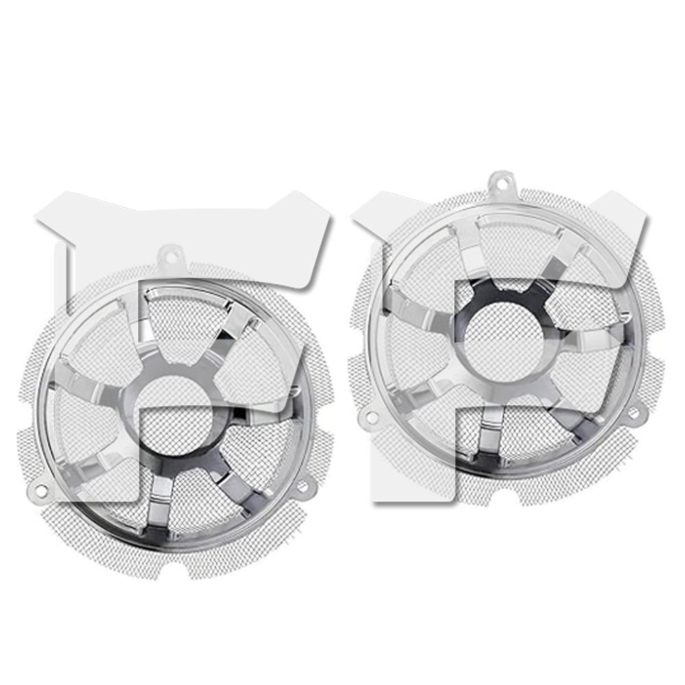 送料無料.. ハーレー ツーリング エレクトラ ストリート トライ CVO 14年-UP ホーンカバー スピーカーカバー アルミ合金 CNC パーツ拍卖