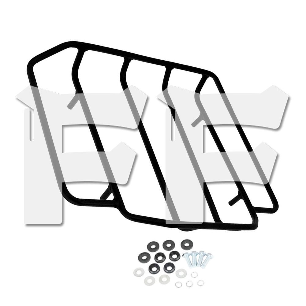 荷物ラック ラゲッジラック バッグキャリア トランクラック ハーレー ツーリング ロードキング FLHR FLHX 84-23 ブラック パーツ カスタム拍卖
