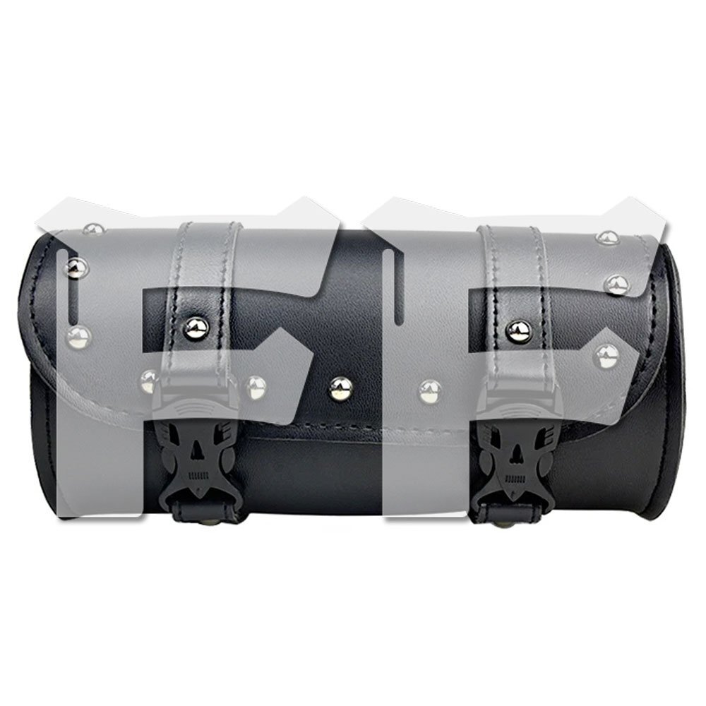 フロントフォーク テール ツール 収納バッグ フォークバッグ 小物バッグ ハーレー スズキ ホンダ ヤマハ あらゆるバイクに!!拍卖