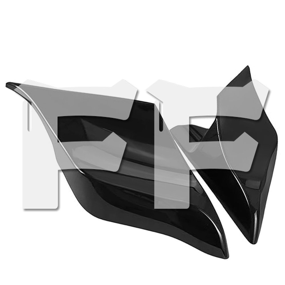 ハーレー ツーリング ロード キング ストリート グライド エレクトラ ウルトラクラシック 14-23 ストレッチ拡張サイドカバー 光沢黒 左右組拍卖