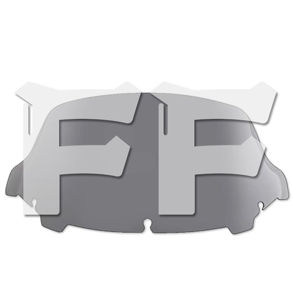 送料無料.. 10.5インチ ハーレー ツーリング 14-23 フロント ガラス フェアリング ウィンドシールド スクリーン 灰色 カスタム パーツ拍卖