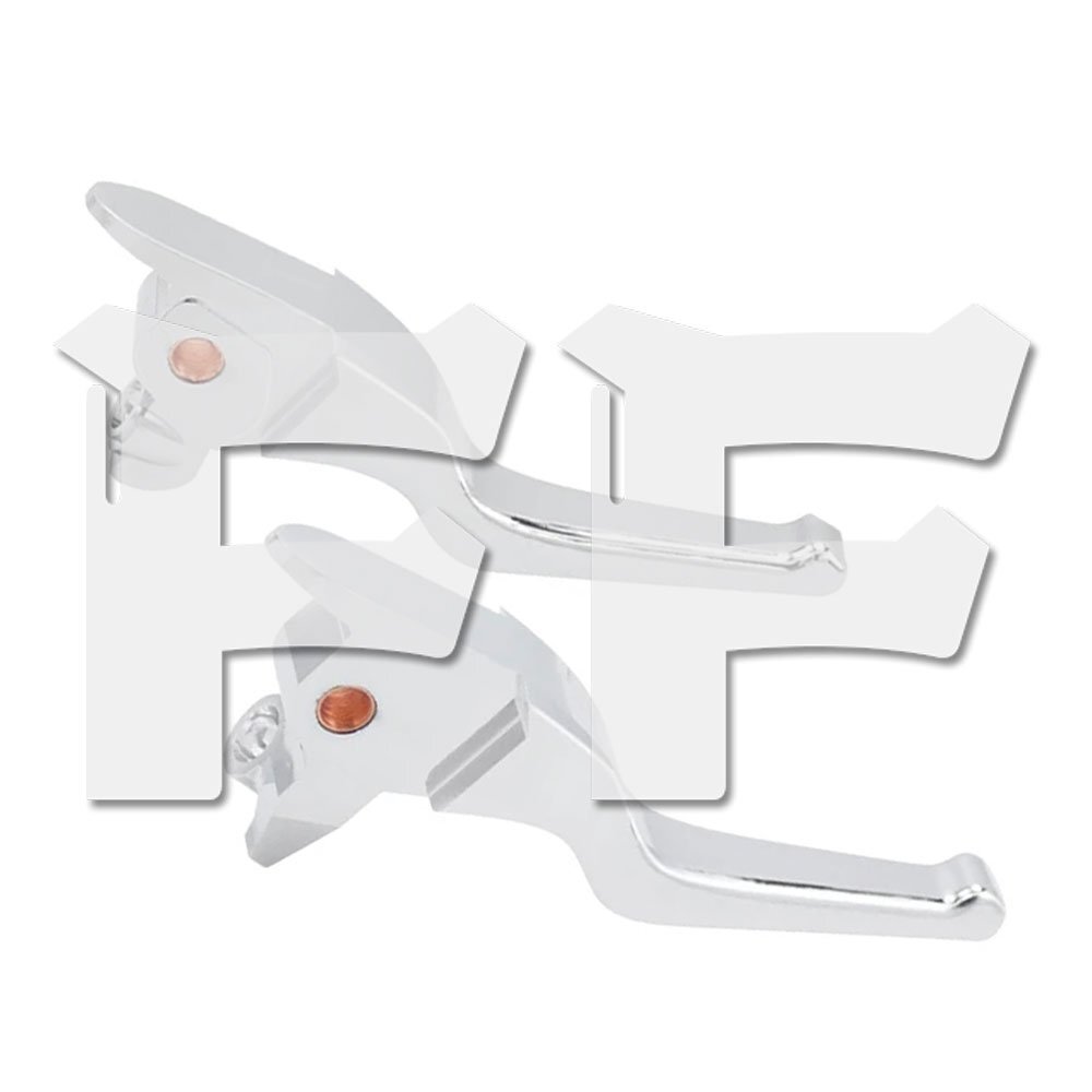 ハーレー ソフテイル ブレイクアウト FXBB 2018-以降 3本指ショートレバー クラッチ・ブレーキレバーセット クローム パーツ拍卖