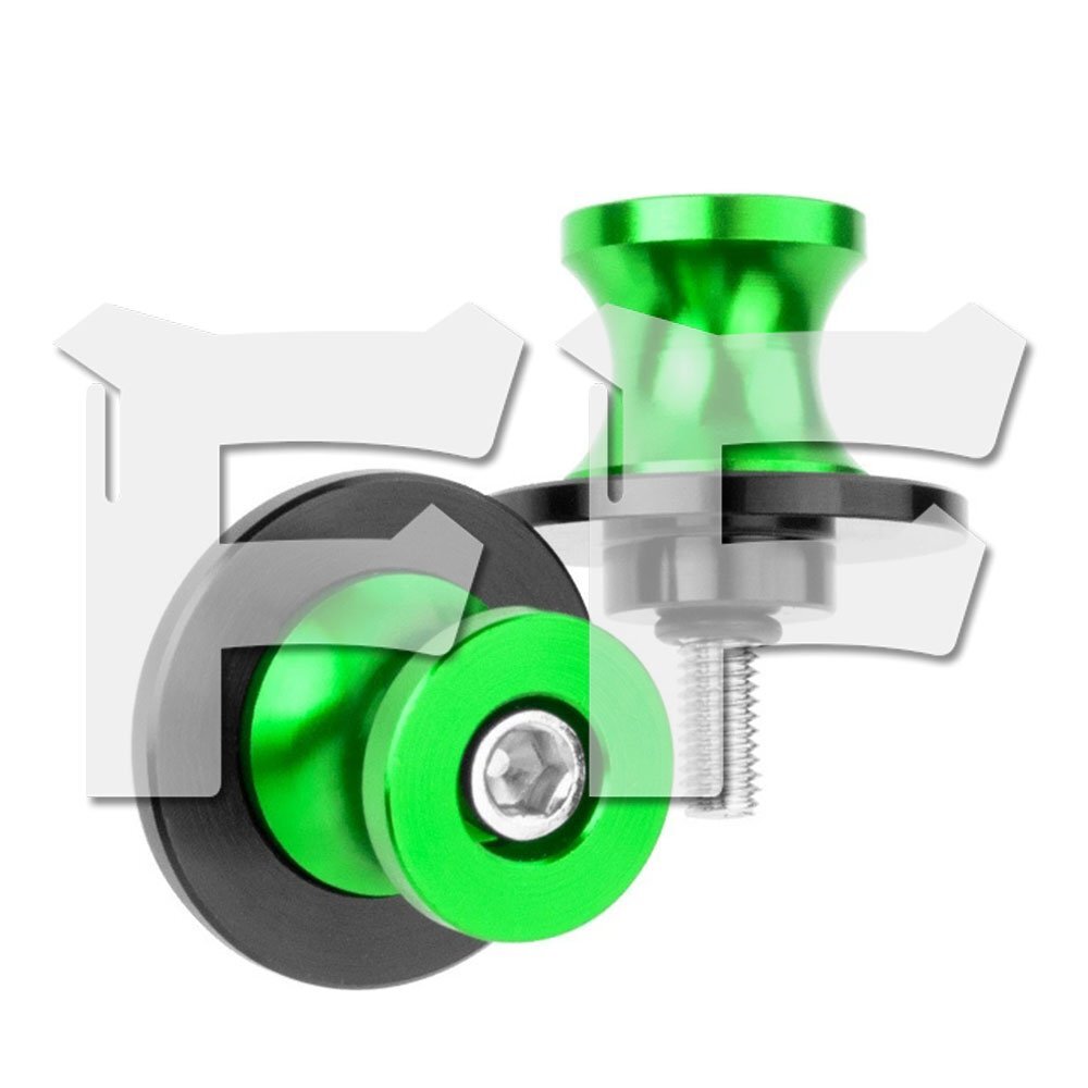 M6 スイングアームスライダー スプールスタンド ネジ ボルト KTM ヤマハ カワサキ ホンダ スズキ 汎用 ブラック 2個 オートバ拍卖