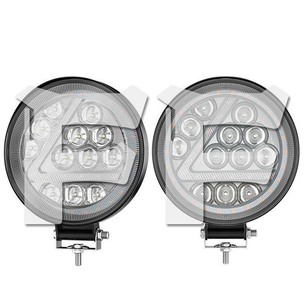 送料無料.. 4インチ 36W 作業灯 LED ワークライト 3モードライト ホワイト/イエロー/白黄同時/ストロボ ジープ ジムニー SUV トラック 2個拍卖