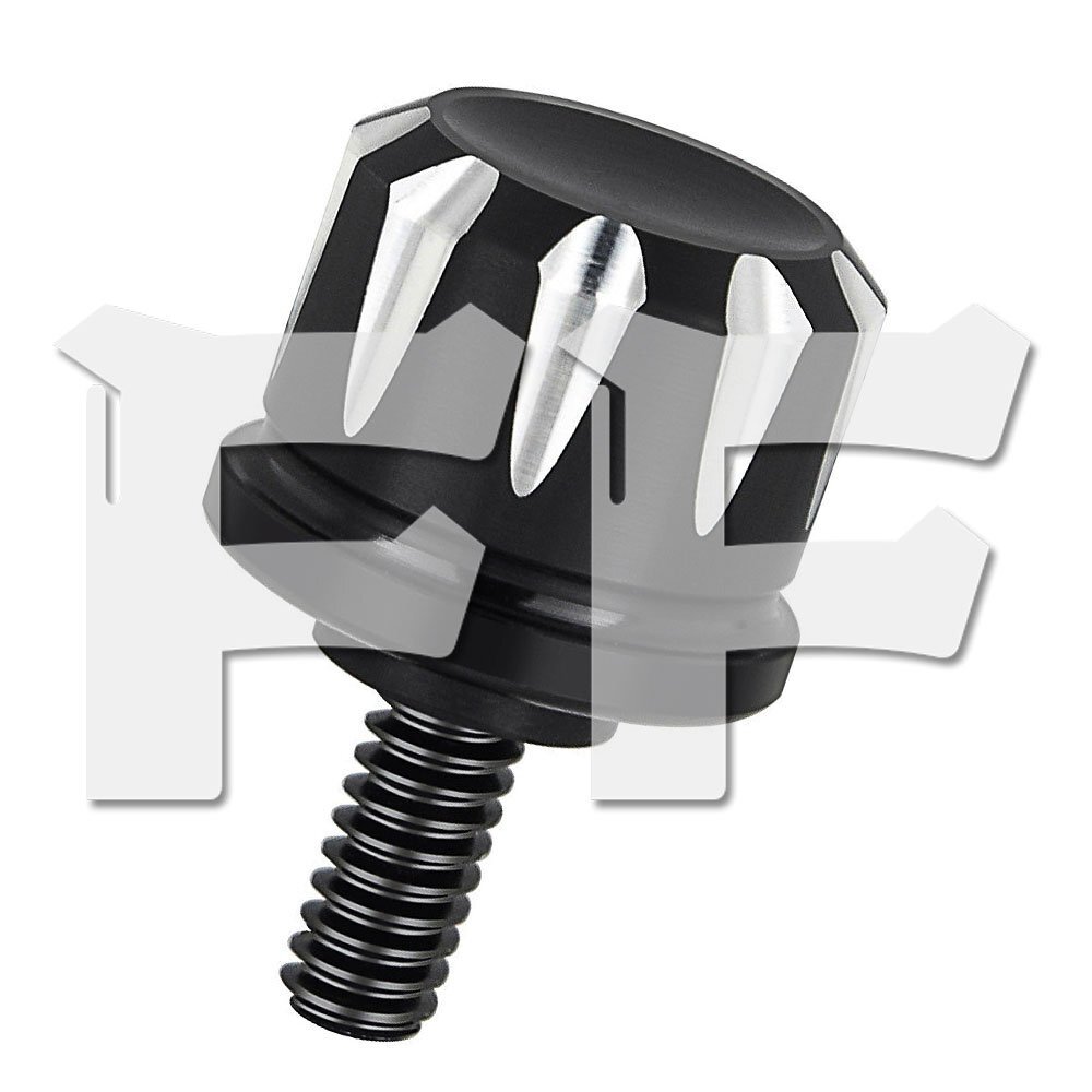 ハーレー ツーリング ソフテイル ダイナ スポーツスター XL883 1200 1996-2023 シート ボルト ネジ CNC 2個 HL-SS1-D 新品拍卖