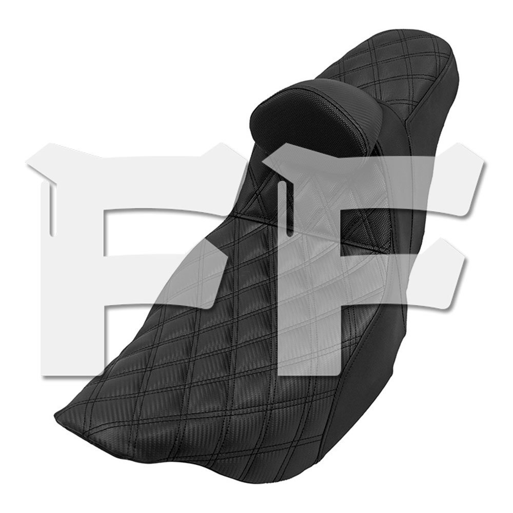 送料無料.. ハーレー ツーリング ツーアップシート タンデムシート ピリオンシート エレクトラ 一体型 運転席 助手席 カスタム パーツ拍卖