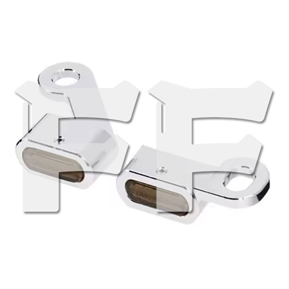 ハーレー スポーツスター XL 883 1200 72 48 04-24 ミニ LED ウインカー ターンシグナル シルバー アンバー オートバイ パーツ拍卖