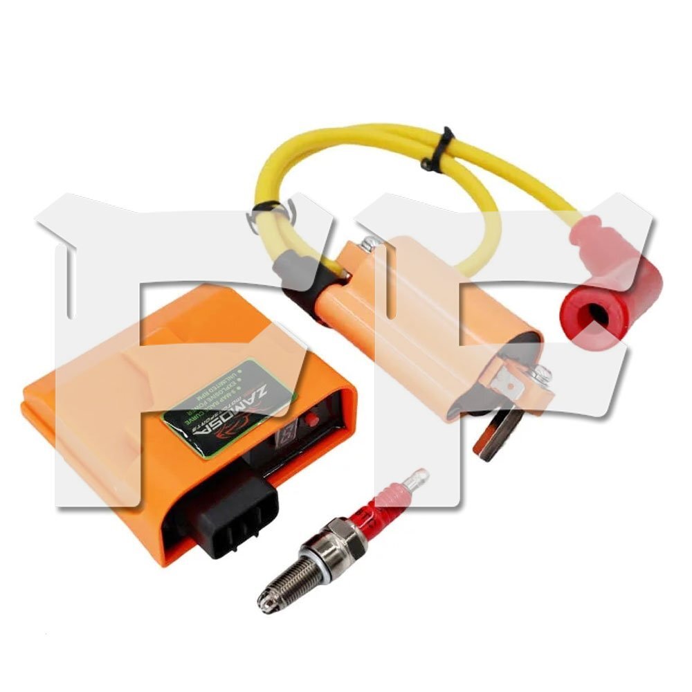 CDI交換用 CDI イグニションコイル スパークプラグキャップセット スズキ GN125H GN125 EN125-2A オートバイ拍卖