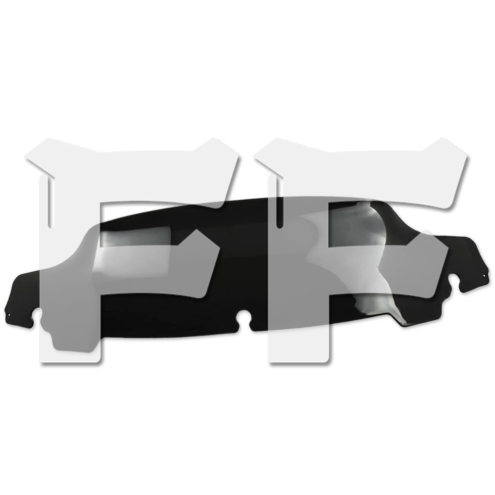 4.5インチ ハーレー ツーリング 14-23 フロント ガラス フェアリング ウィンドシールド スクリーン ブラック カスタム パーツ拍卖