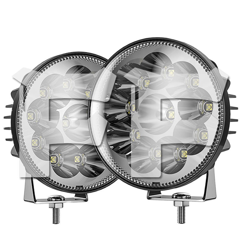 新発売!! LED ワークライト 30W 4インチ 作業灯 ホワイト 6500K CREEチップ搭載 12V/24V兼用 ジープ ジムニー SUV ボート 工事現場 2個拍卖