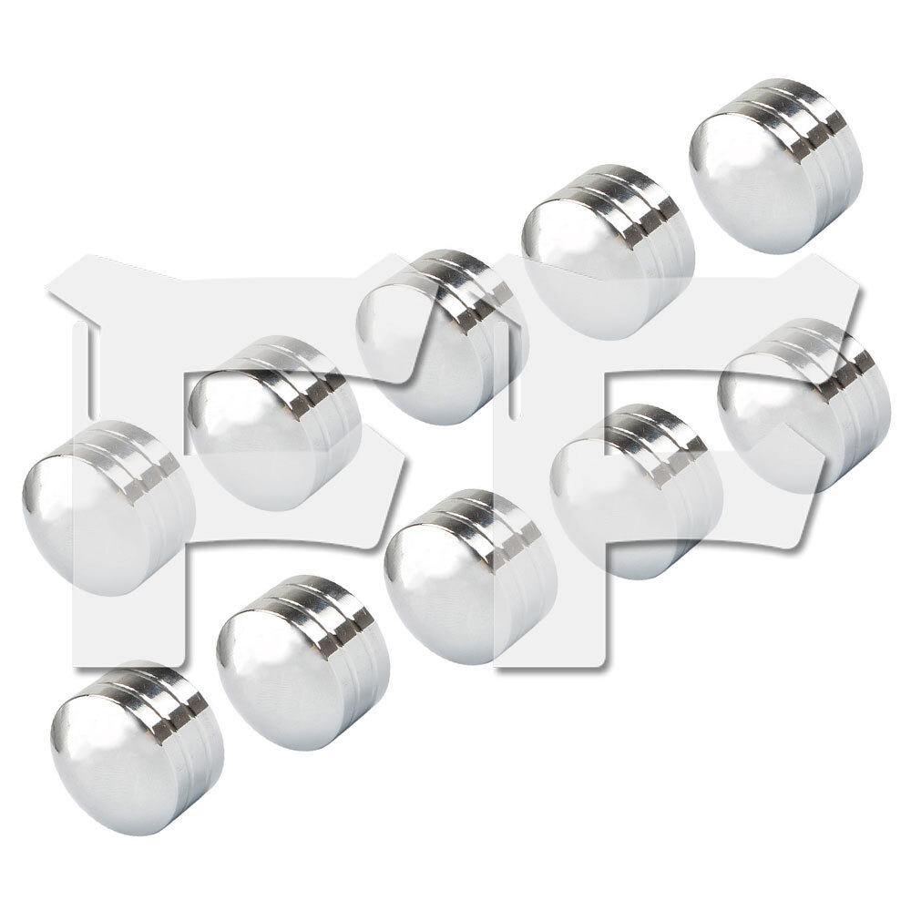 ボルト キャップ ボルト トッパー カバー 9mm~12mm ハーレー オートバイ アクセサリー クローム 10個セット 新品拍卖