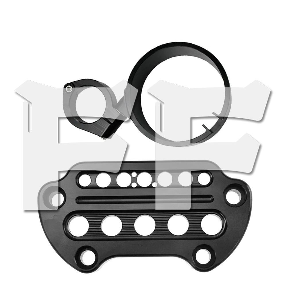 ハーレー スポーツスター95-UP ダイナ93-05 39MMフォーク スピード メーター リング インジケーター ライト ハンドル バー アクセサリー拍卖