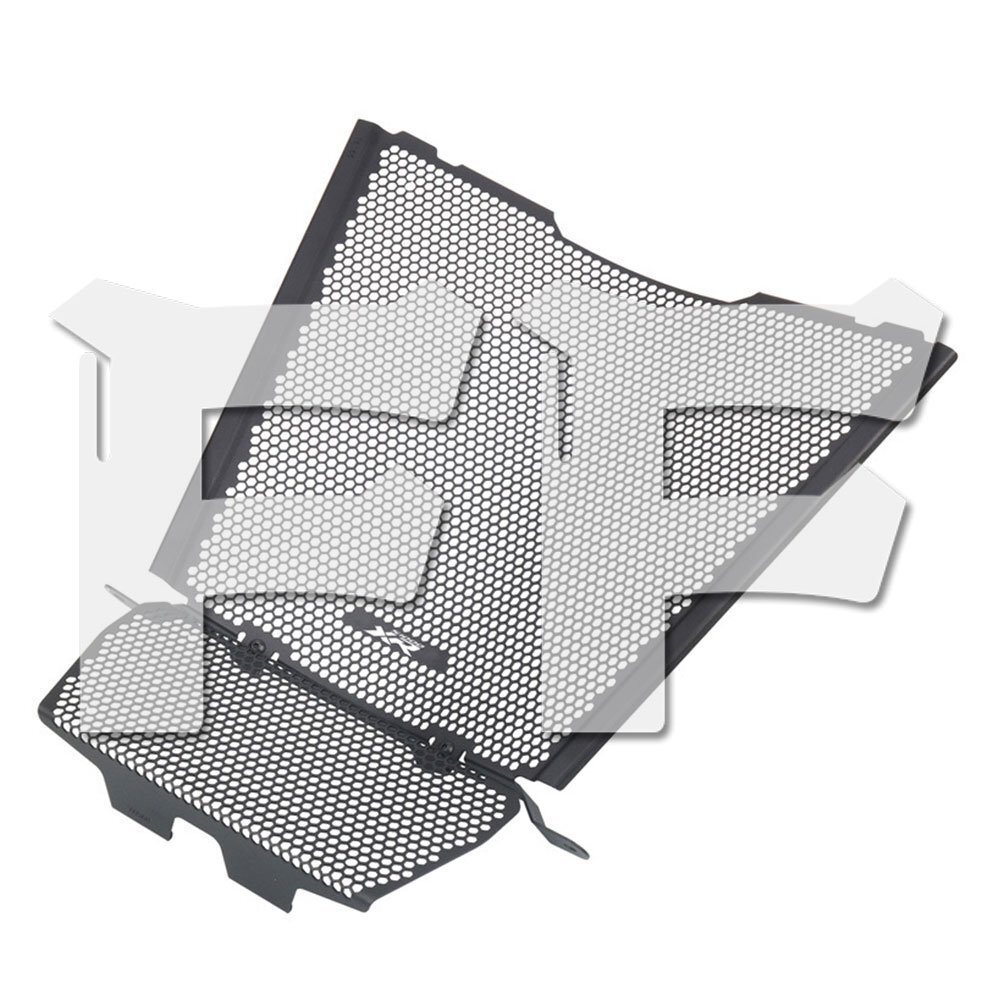 送料無料.. BMW S1000XR S 1000 XR 2020-2024 クーラー ウォータータンク ラジエーターガード ネットフェンダー カバー ブラック パーツ拍卖