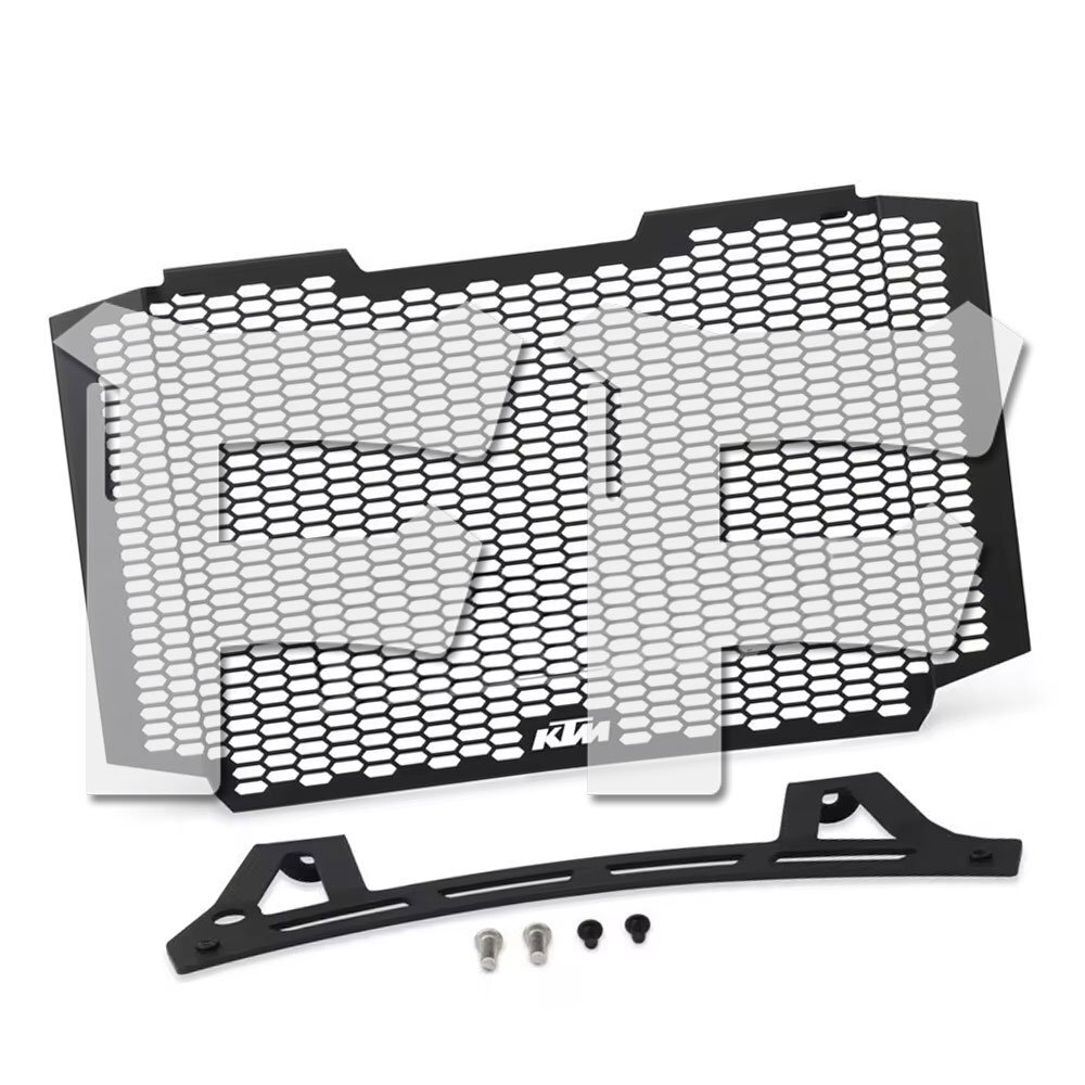送料無料.. KTM DUKE 790 DUKE 890 2022-2025 クーラー ウォータータンク ラジエーターガード ネットフェンダー カバー ブラック パーツ拍卖
