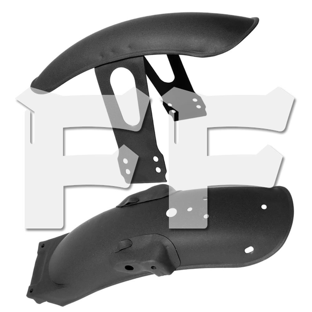 送料無料.. HONDA CG125 フロント フェンダー リア フェンダー 前後輪 マッドガード オートバイ ブラック CG125-FFR-B 新品拍卖