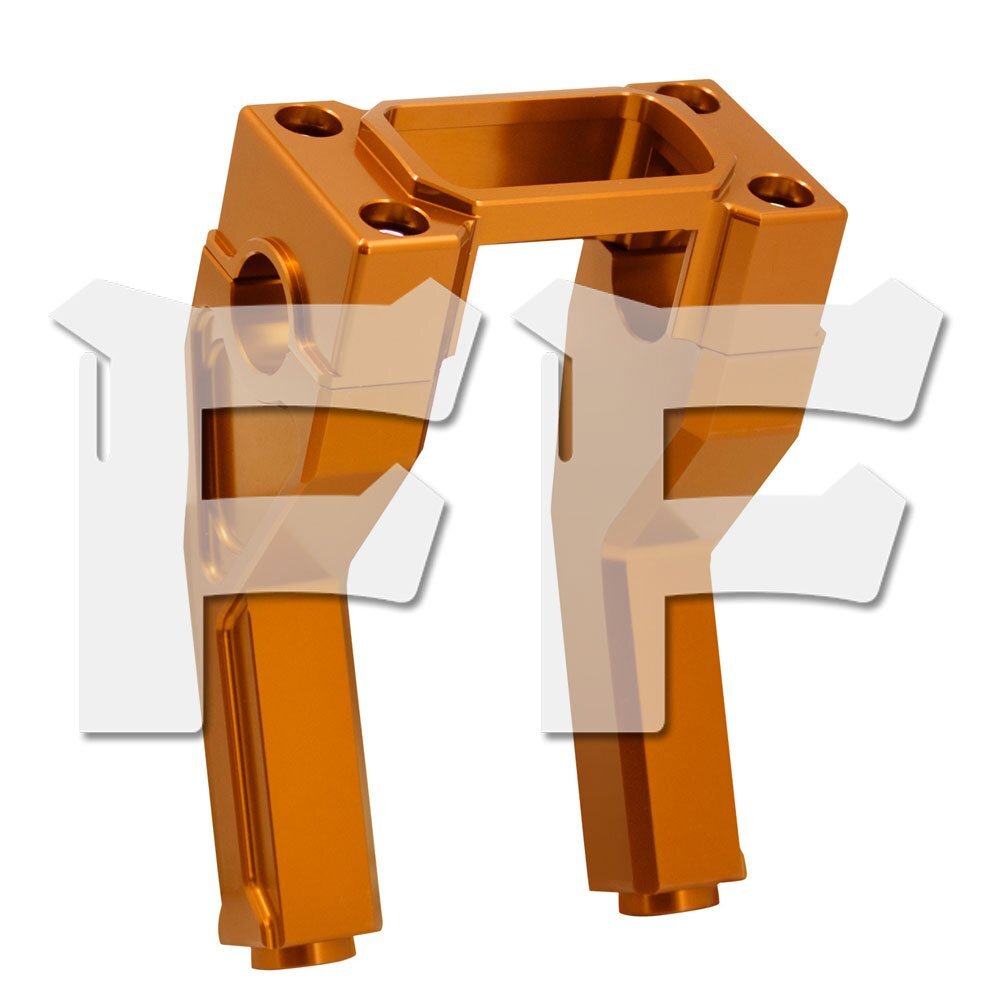 ハーレー ソフテイル スポーツグライド ストリートボブ ST FXST 18-23 6インチ ハンドルバー ライザー 25mm オレンジ パーツ カスタム拍卖