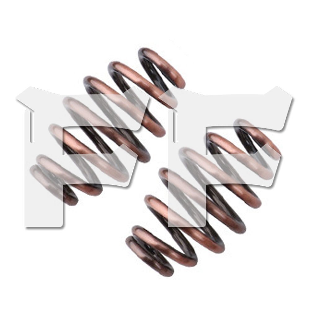 オートバイ ソロ シート スプリング ハーレー ホンダ ヤマハ カワサキ スズキ ボバー チョッパー 2個 ブロンズ L-Spring 新品拍卖