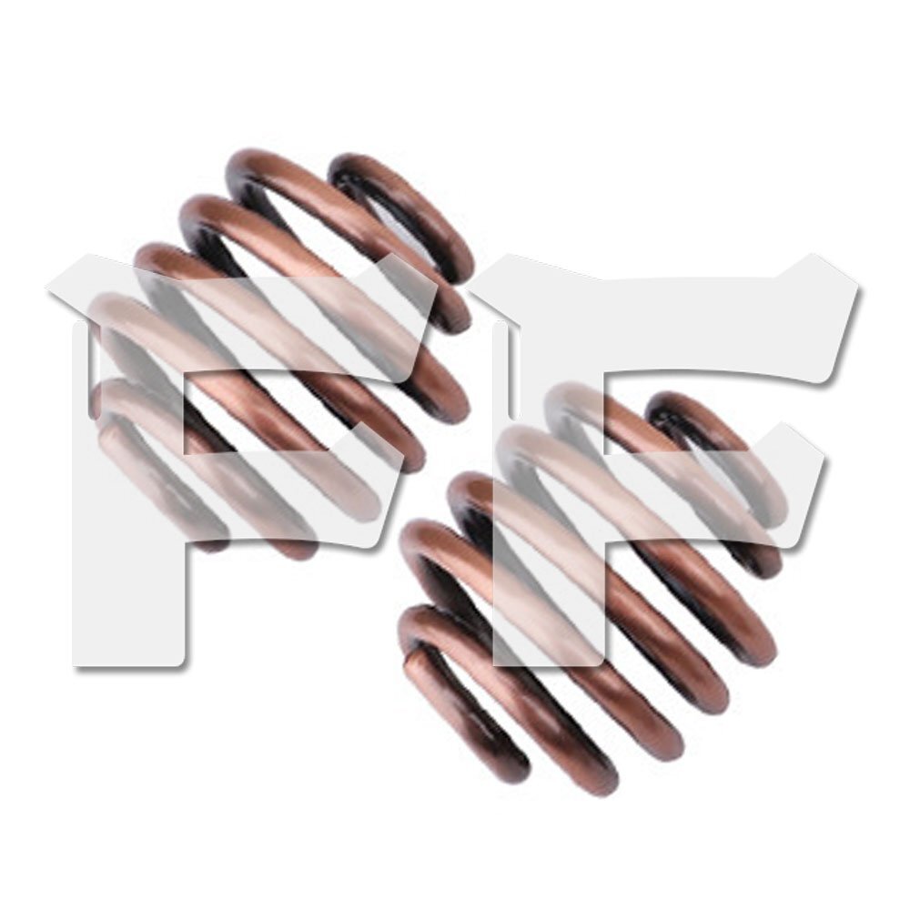 送料無料.. オートバイ ソロ シート スプリング ハーレー ホンダ ヤマハ カワサキ スズキ ボバー チョッパー 2個 ブロンズ S-Spring 新品拍卖