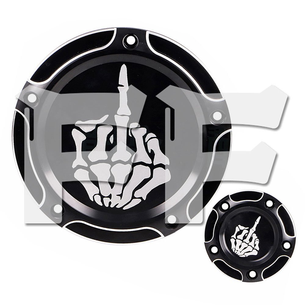 送料無料.. ハーレー ツーリング ロードキング ストリート グライド 5穴 エンジンカバー ダービーカバー CNC タイマーカバー HL-HOOD-K拍卖