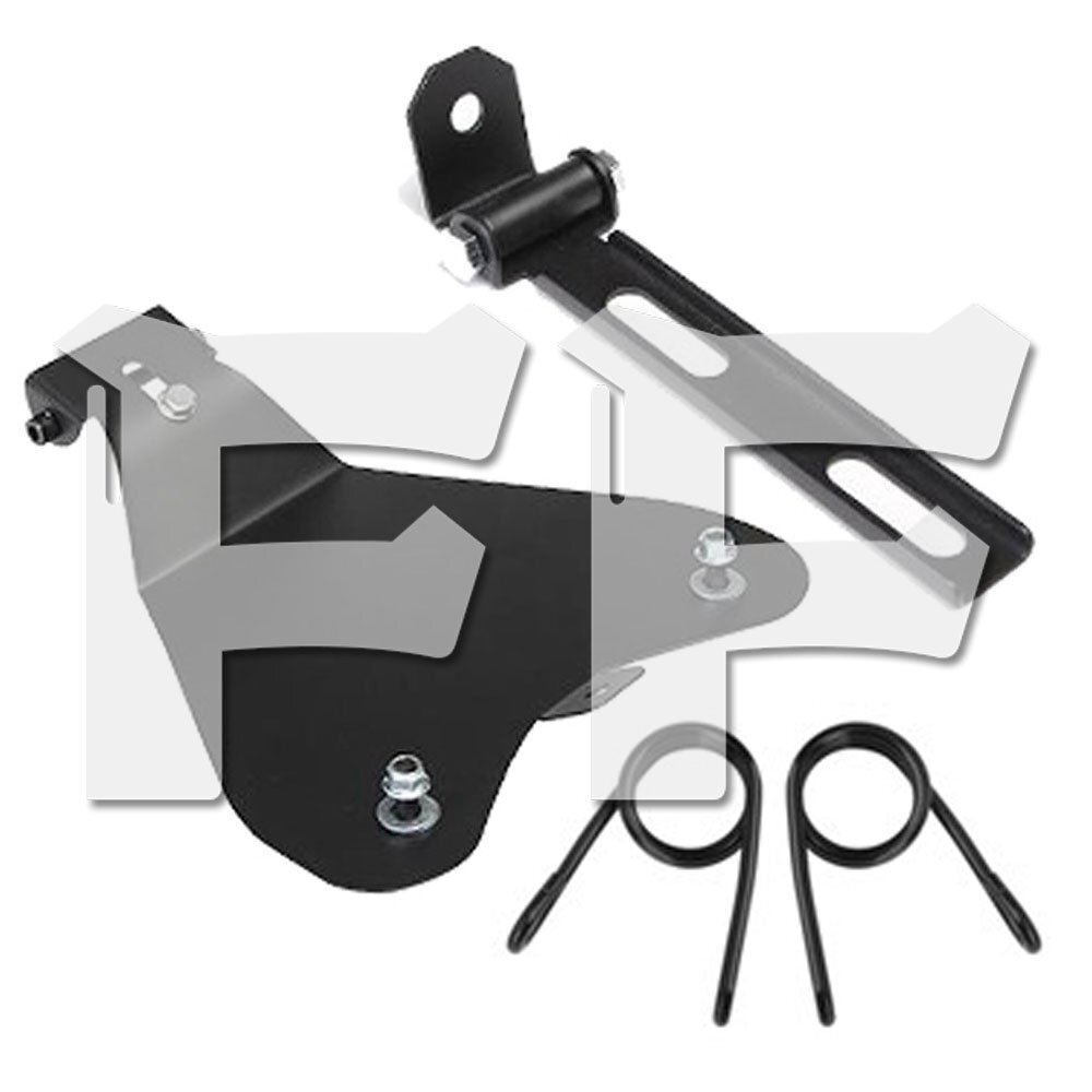 オートバイ ソロ シート V型スプリング ブラケット ベースプレート ハーレー ヤマハ カワサキ スズキ ブラック VHB-Spring 新品拍卖