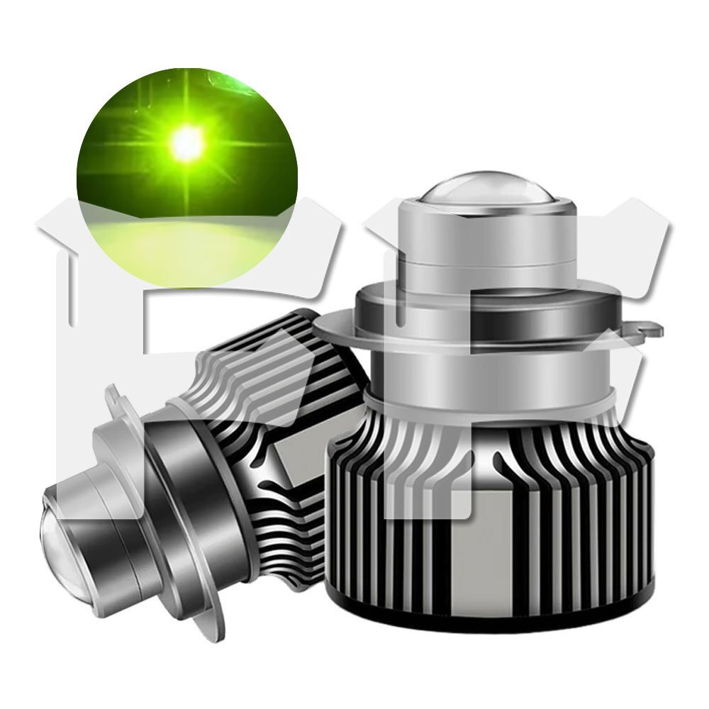 H7 40W グリーン 15000K 8000LM プロジェクターレンズ LED ヘッドライト フォグランプ キャンセラー内蔵 高品質 高輝度拍卖