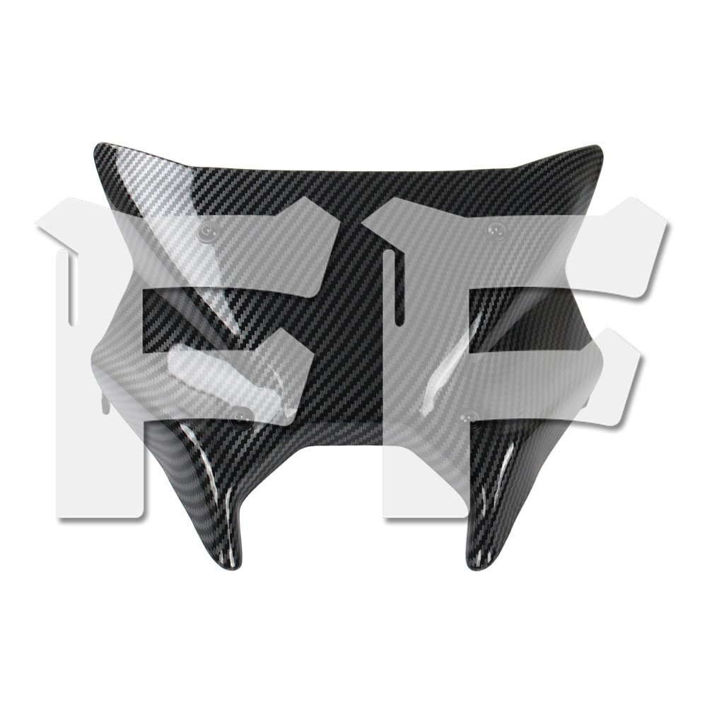 送料無料.. ヤマハ YAMAHA MT-09 MT09 2024-UP フロント ウィンド シールド ガラス カーボンファイバー風 空気抵抗 パーツ拍卖