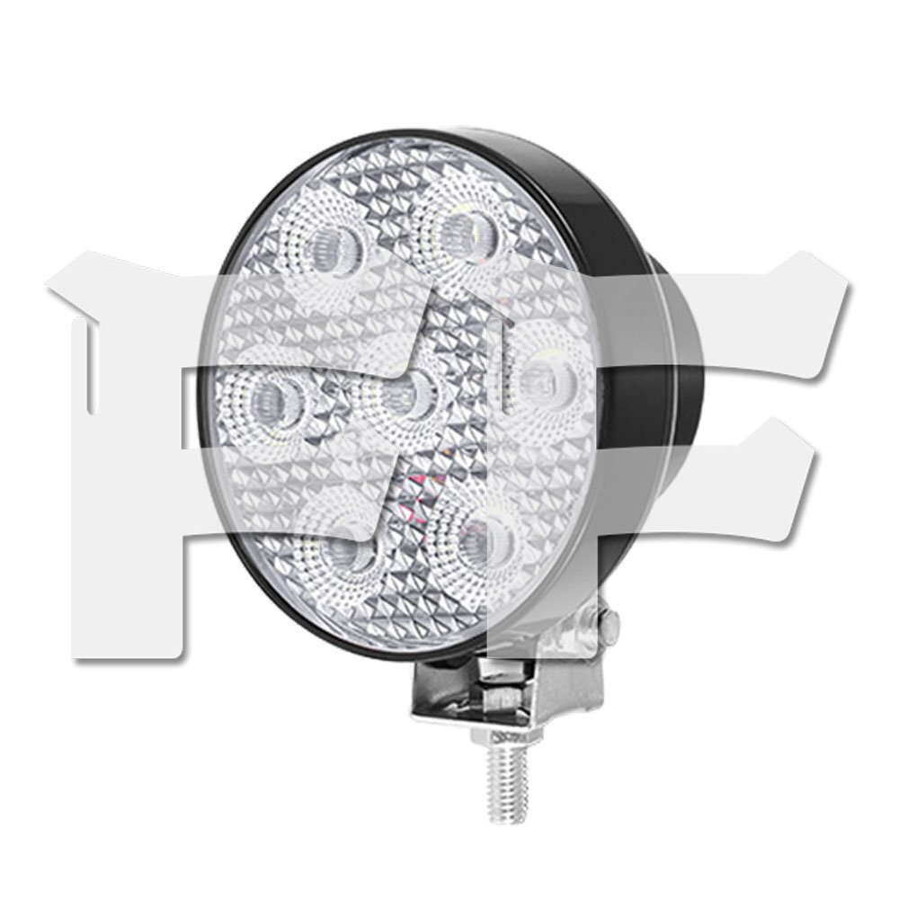 送料無料..ホワイト ストロボ フラッシュ 警告灯 緊急灯 警告ビーコン 12V/24V LED 作業灯 トラック ボート 丸型 建設機械 工事現場 6個拍卖