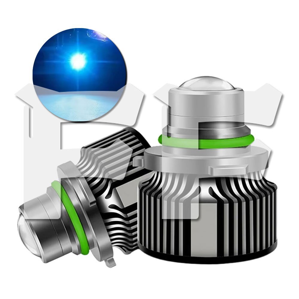 送料無料.. HB4 40W ブルー 10000K 8000LM プロジェクターレンズ LED ヘッドライト フォグランプ キャンセラー内蔵 高品質 高輝度拍卖