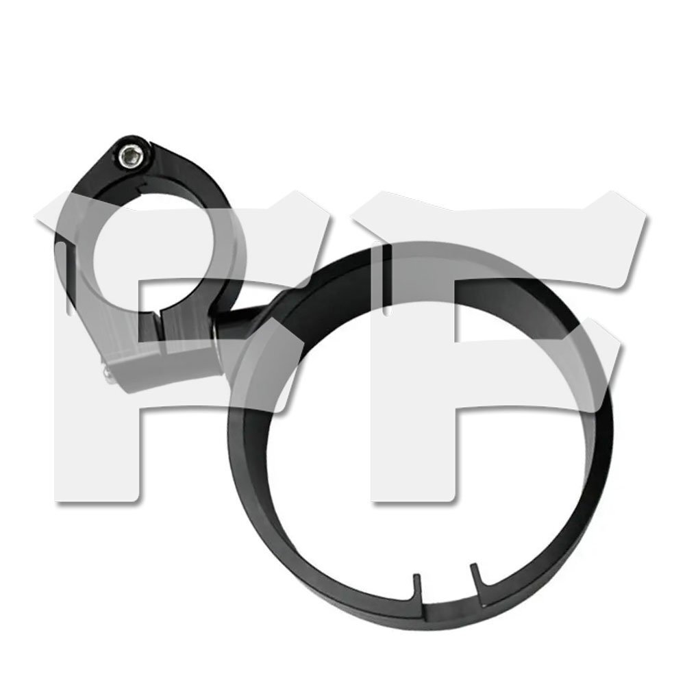 送料無料.. ハーレー スポーツスター95-以降 ダイナ93-05 39MMフォーク スピード メーター リング サイド マウント ブラケット ブラック拍卖