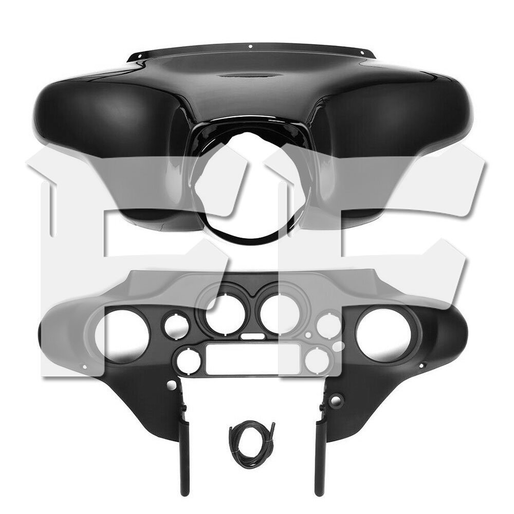 送料無料.. ハーレー ツーリング エレクトラ ストリートグライド 96-13 フロント インナー アウター バットウィング フェアリング 新品拍卖