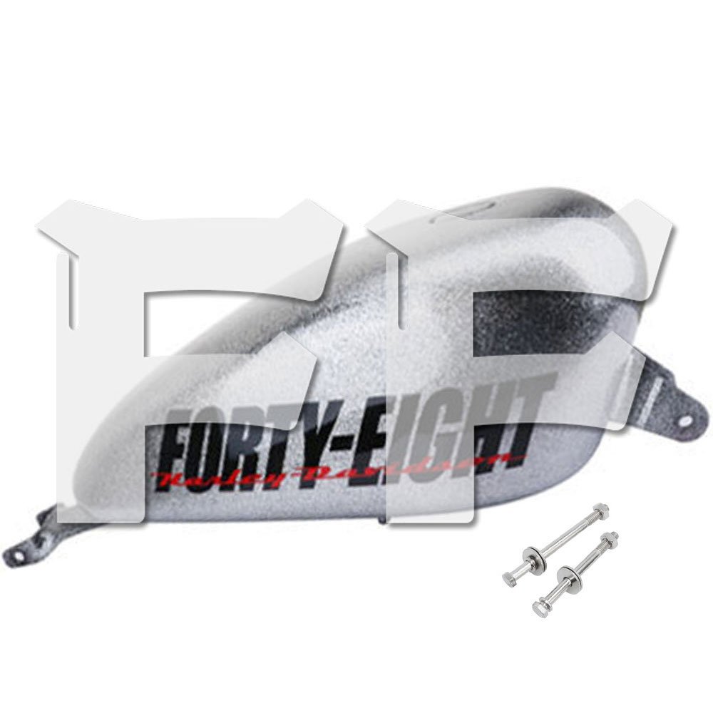 ハーレー スポーツスター XL 883 1200 48 Forty-Eight 2004-2023 ガソリンタンク 14.4L 3.8GAL シルバー HL-TANK-S 新品拍卖
