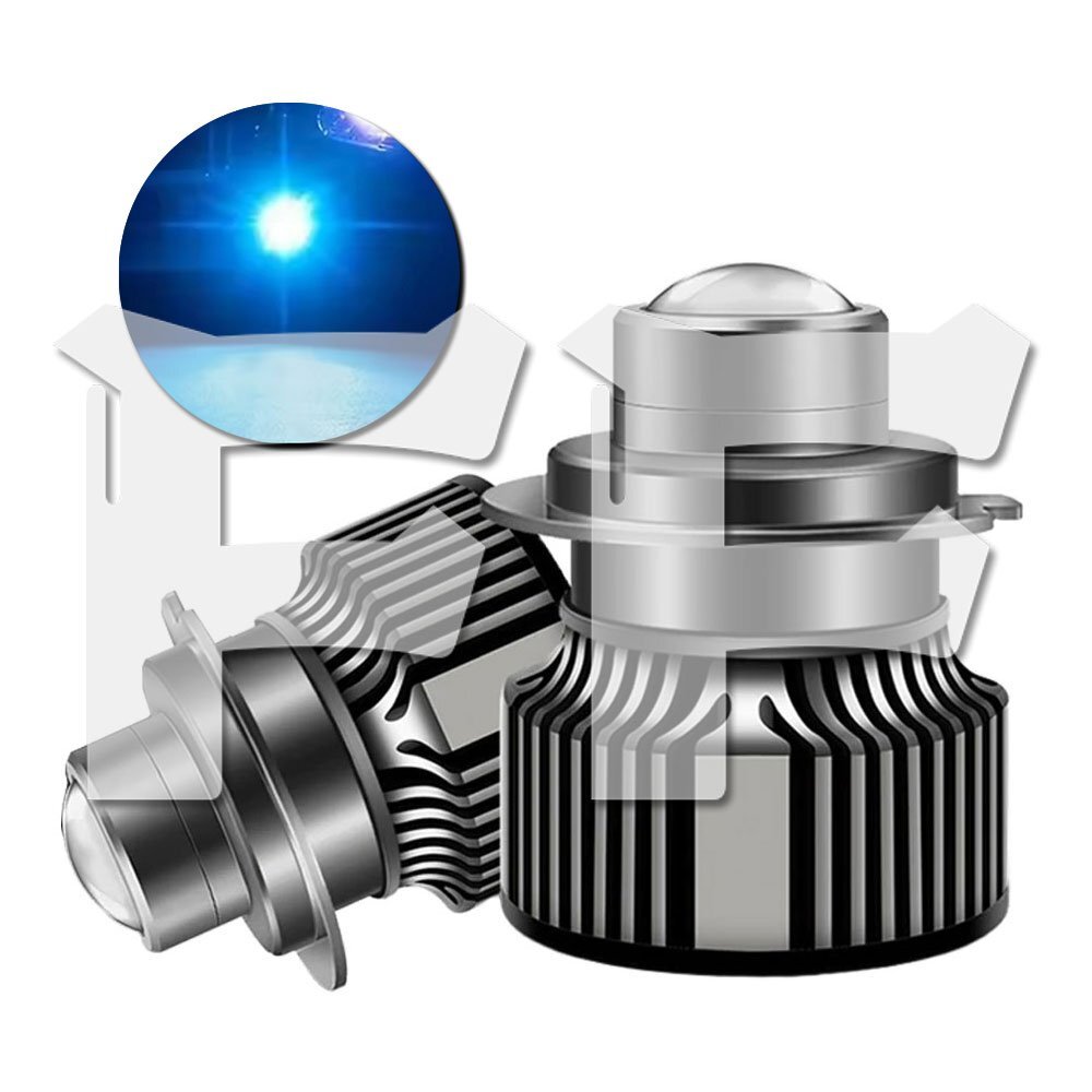 送料無料.. H7 40W ブルー 10000K 8000LM プロジェクターレンズ LED ヘッドライト フォグランプ キャンセラー内蔵 高品質 高輝度拍卖