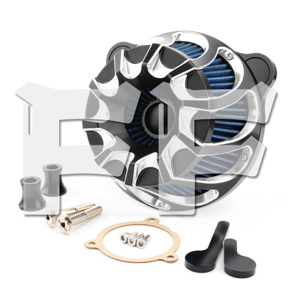 送料無料.. ハーレー ダイナ/2000-2017 ソフテイル/2000-2015 ツーリング/2000-2007 エアクリーナー エアフィルター CNC Dyna-FF-C 新品拍卖