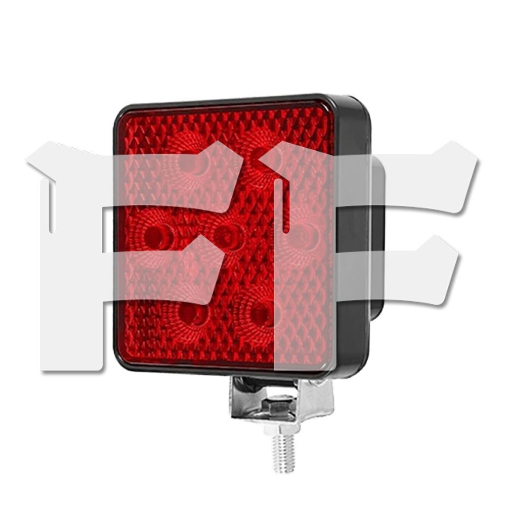 送料無料..レッド ストロボ フラッシュ 警告灯 緊急灯 警告ビーコン 12V/24V LED 作業灯 トラック ボート 船舶 建設機械 工事現場 6個拍卖