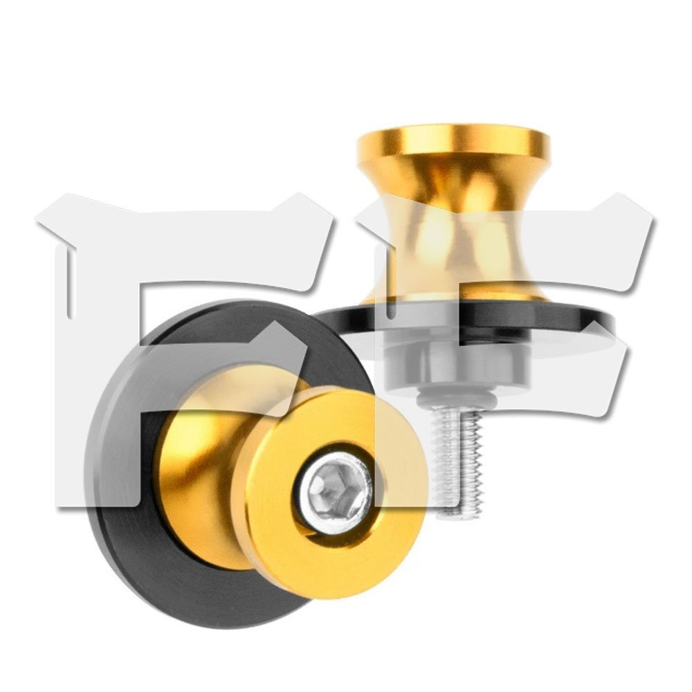 M8 スイングアームスライダー スプールスタンド ネジ ボルト KTM ヤマハ カワサキ ホンダ スズキ 汎用 ブラック 2個 オートバ拍卖