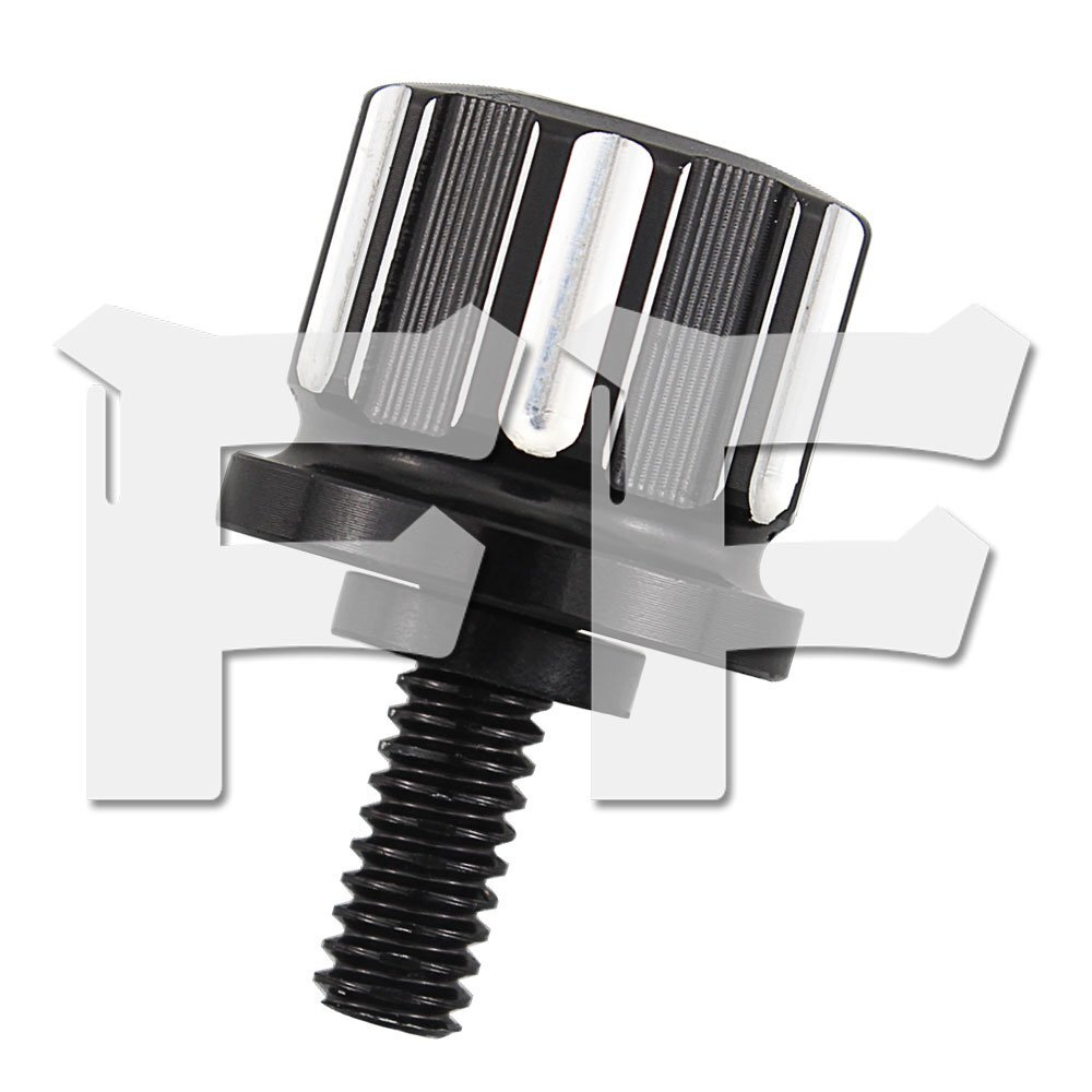 ハーレー ツーリング ソフテイル ダイナ スポーツスター XL883 1200 1996-2023 シート ボルト ネジ CNC 2個 HL-SS1-C 新品拍卖