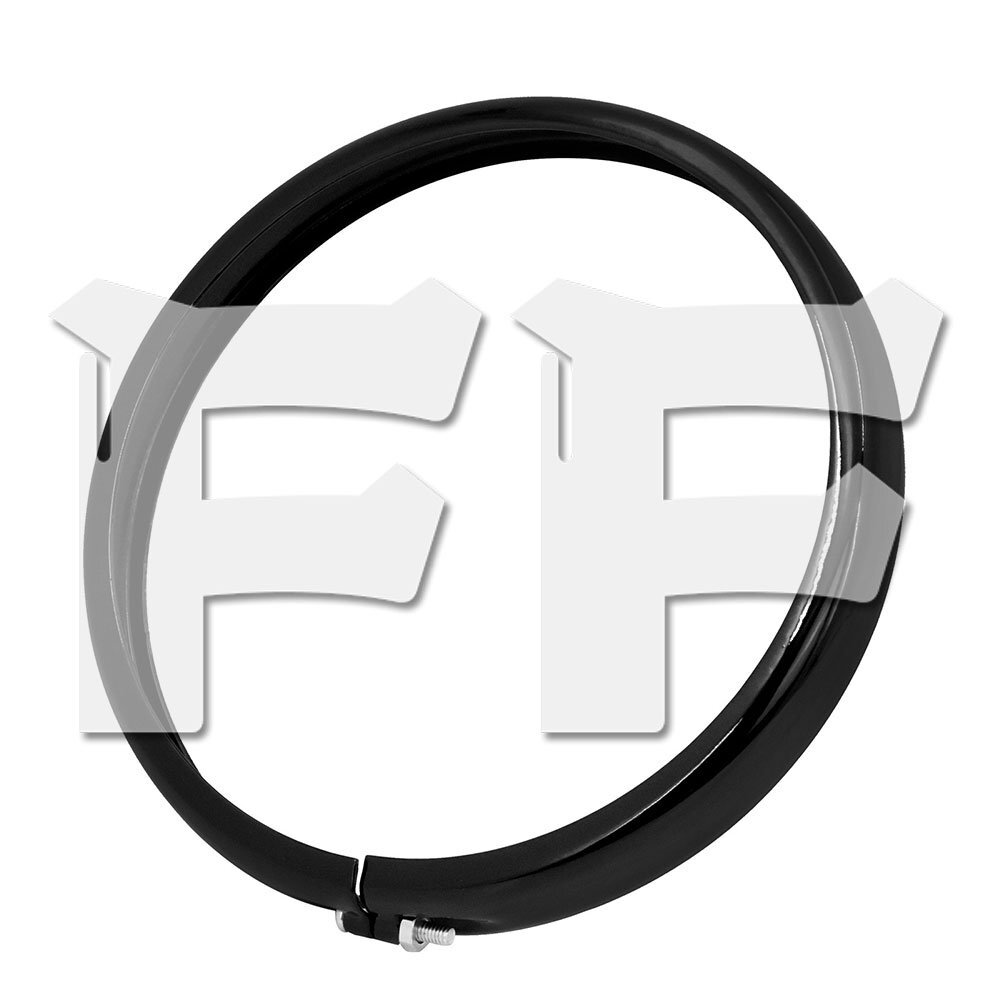 送料無料.. 5.75インチ LED ヘッドライト ヘッドランプ トリムリング カバー ブラック オートバイ ハーレー ホンダ スズキ カフェレーサー拍卖