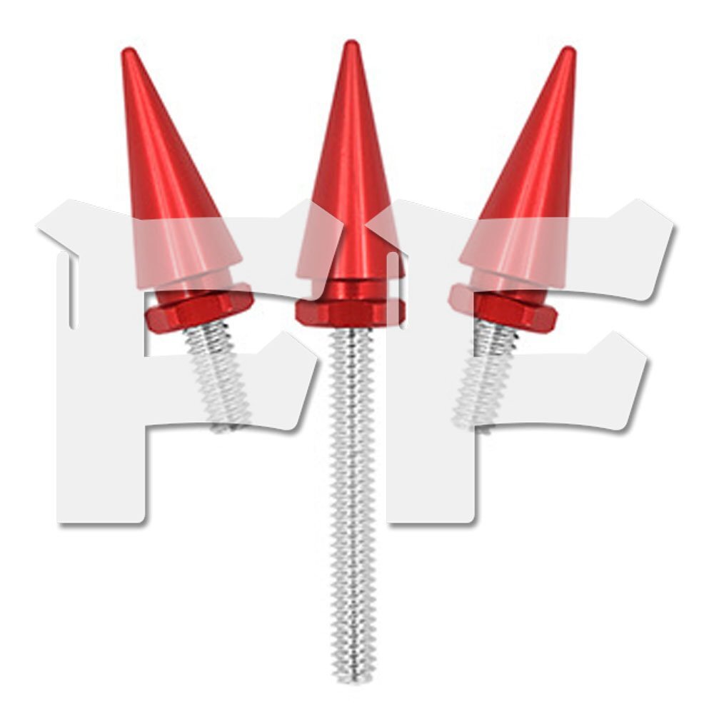 送料無料.. ハーレー ツーリング エレクトラグライド ストリート グライドなど 2014-以降 フロント ガラス ネジ ボルト 3個 レッド拍卖