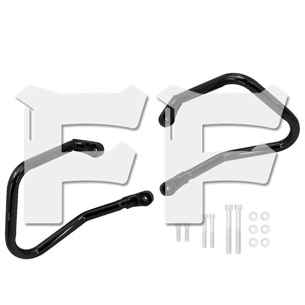 送料無料.. ハーレー ソフテイル ヘリテージクラシック FLHC FLHCS 18-23 リア クラッシュバー サドルバッグガード 車体保護 ブラック拍卖