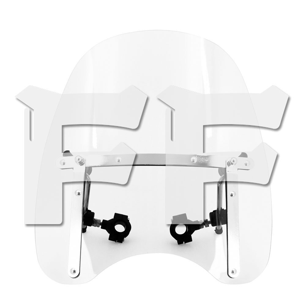 送料無料.. ハーレー スズキ カワサキ ホンダ ヤマハ.. フロント ガラス フェアリング ウィンドシールド スクリーン 透明 パーツ拍卖