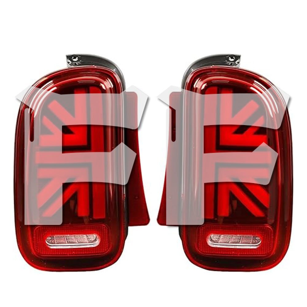 BMW ミニ クーパー LED テールライト アセンブリ R55 07-17 流れウインカー ブレーキ デイライト レッドレンズ 左右セット パーツ拍卖