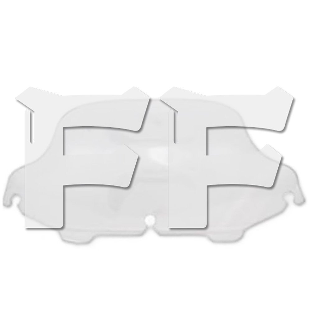 送料無料.. 8インチ ハーレー ツーリング 96-13 フロント ガラス フェアリング ウィンドシールド スクリーン 透明 カスタム パーツ拍卖