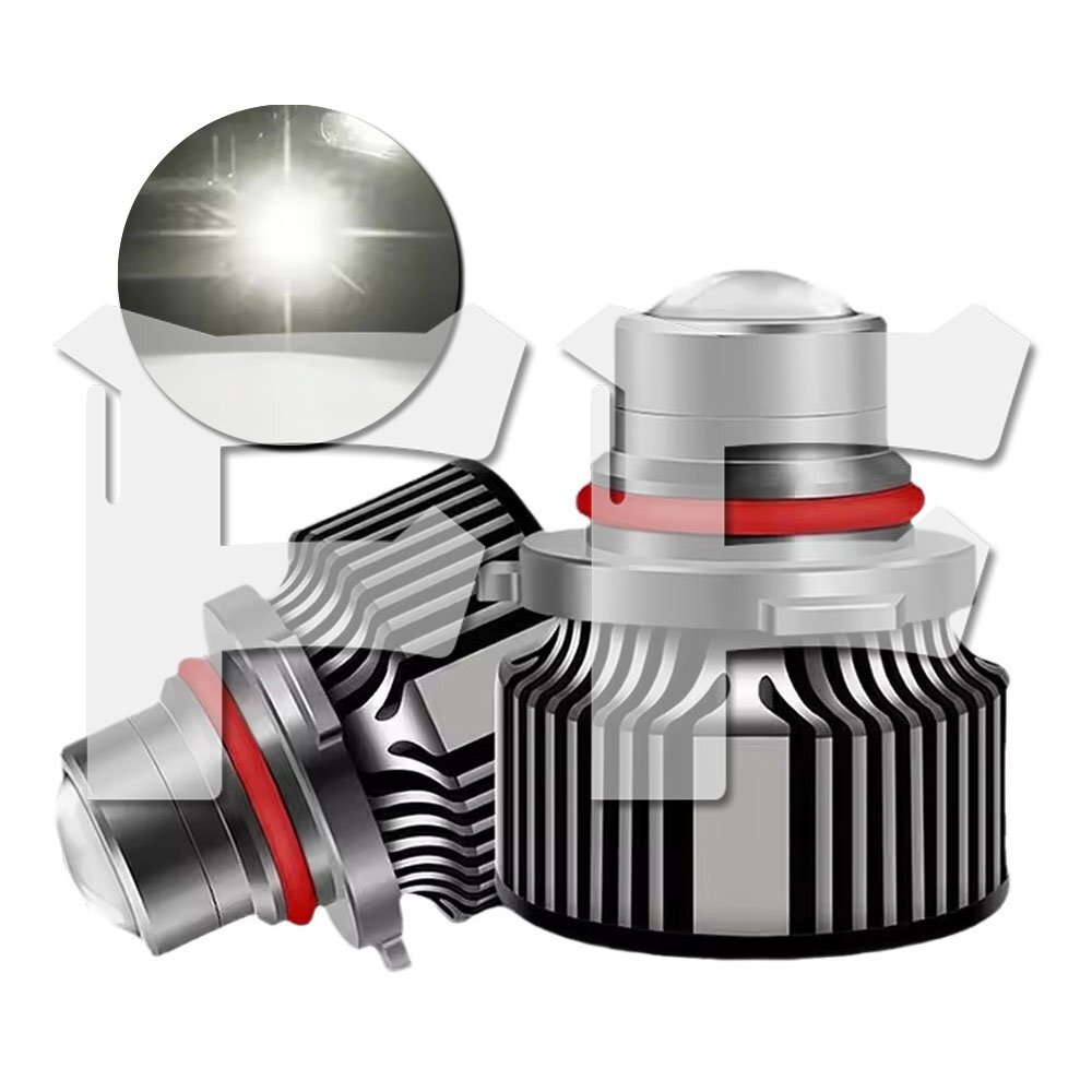 送料無料.. HB3 40W ホワイト 6000K 車検対応 8000LM プロジェクターレンズ LED ヘッドライト フォグランプ キャンセラー 高品質 高輝度拍卖