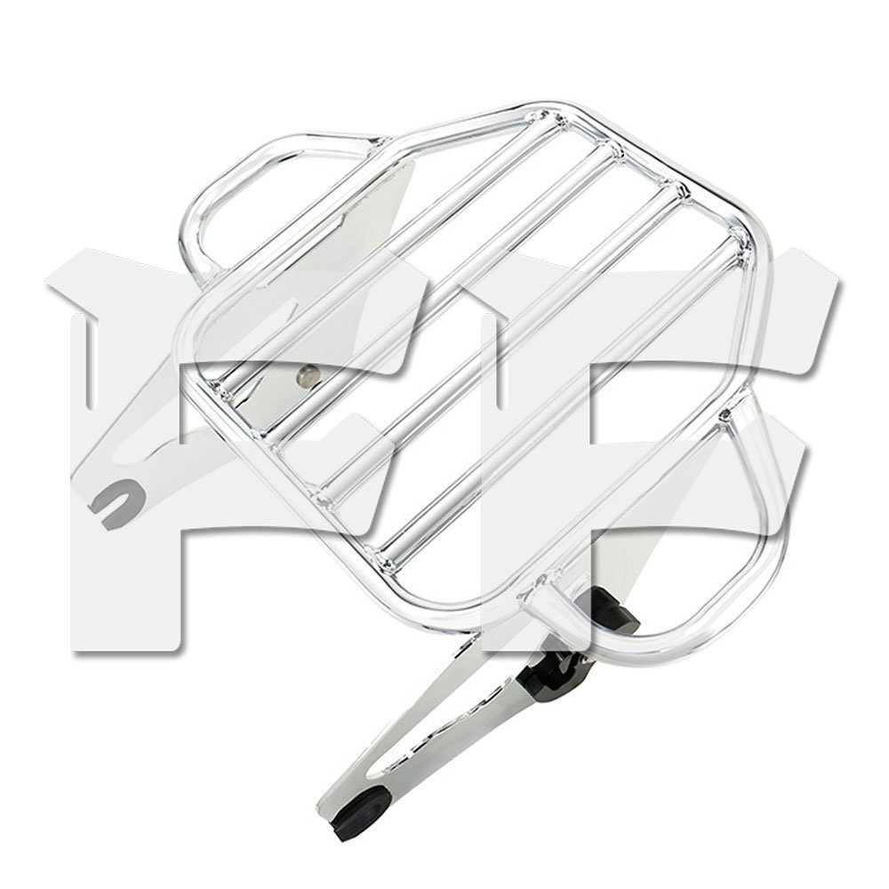 荷物ラック ラゲッジラック バッグキャリア ハーレー エレクトラ ストリートグライド ロードキング 09-24年式 クローム パーツ拍卖